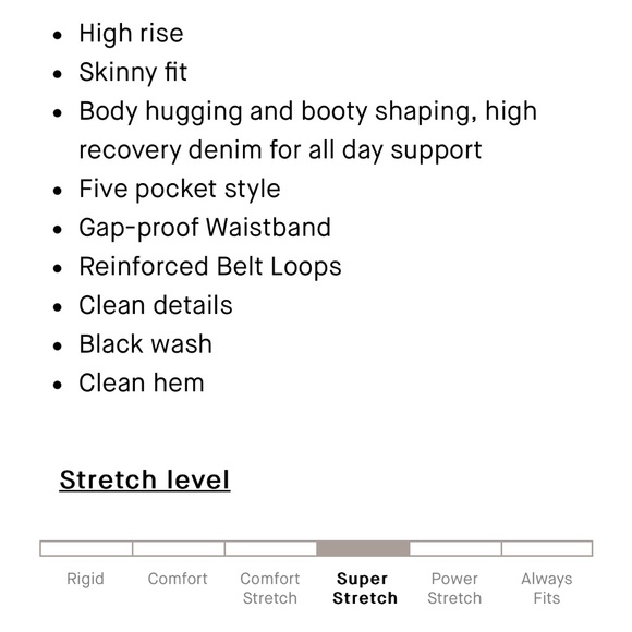 Good American Black a good Legs - size 10/30 - Picture 5 of 5